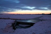 Foto: Winterlandschap Hitland in ochtendlicht