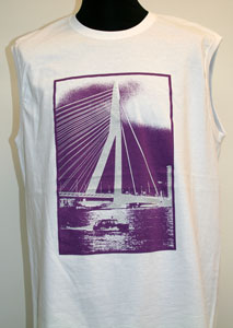 Shirt Tanktop Erasmusbrug paars