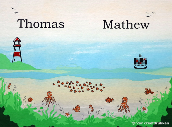 Zeefdruk: Thomas Mathew