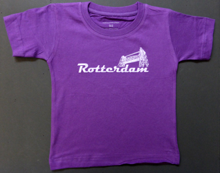 Kindershirt: De Hef - paars