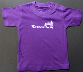 Klein kindershirt - De Hef - paars