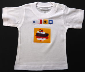 Klein kindershirt - Ship