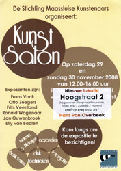 Poster Kunstsalon Maassluis 2008