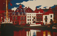 Zeefdruk: Maassluis - Haven