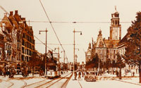 Zeefdruk: Coolsingel 1933